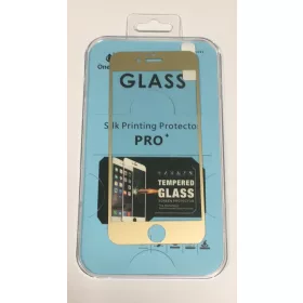   iPhone 7 / 8 / SE2 (4,7") arany előlapi üvegfólia One Plus