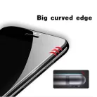 iPhone 14 Pro előlapi üvegfólia, HD edzett, hajlított, fekete keret, Full Glue, Mletubl Super-D