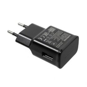   Samsung hálózati gyors töltőfej, 1xUSB, gyári, 15W / 2A, fekete, EP-TA200EBE (CSOMAGOLÁS NÉLKÜLI)