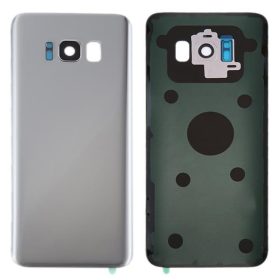   Samsung Galaxy S8 gyári készülék hátlap, bontott, kamera lencsével, ezüst (Phantom silver), SM-G950