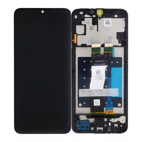 Samsung Galaxy A05s fekete LCD + érintőpanel kerettel, fekete, SM-A057