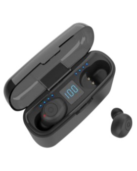 S7 stereo bluetooth headset vezeték nélküli töltőtokkal kijelzővel