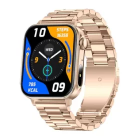   Colmi P80 okosóra szilikon + fém szíjjal, 1,83" IPS kijelző, IP67 vízállóság, magyar nyelv, rose gold / bézs