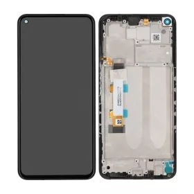   Xiaomi Redmi Note 9 5G / Note 9T LCD + érintőpanel kerettel, fekete, gyári