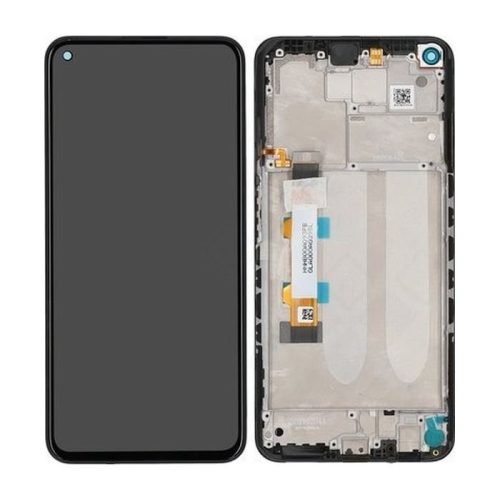 Xiaomi Redmi Note 9T fekete gyári LCD + érintőpanel kerettel