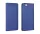 Huawei Y6 II telefon tok, könyvtok, oldalra nyíló tok, mágnesesen záródó, sötétkék, Smart Magnet