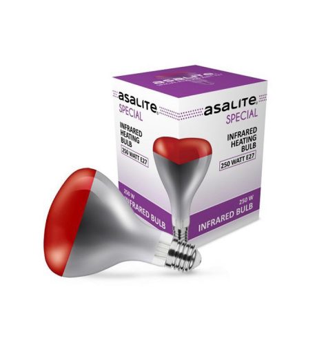 Asalite Infra Izzó Piros R125 E27 250W 2800K