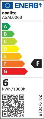 Asalite LED Izzó C37 gyertya E14 6W 4000K (510 lumen)