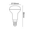 Halogén Izzó R50 spot E14 28W 2800K (270 lumen)