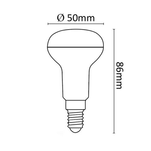 Halogén Izzó R50 spot E14 28W 2800K (270 lumen)