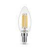 Asalite LED Izzó C35 filament gyertya E14 4W 2700K (400 lumen)