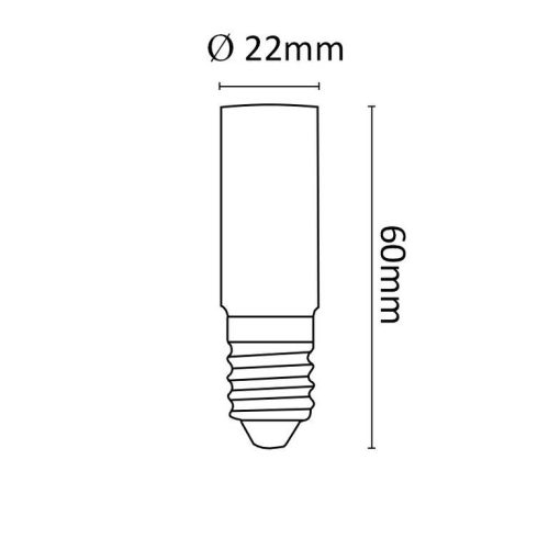 Asalite LED Izzó E14 3W 3000K (360 lumen)