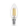 Asalite LED Izzó C35 filament gyertya E14 4W 4000K (400 lumen)