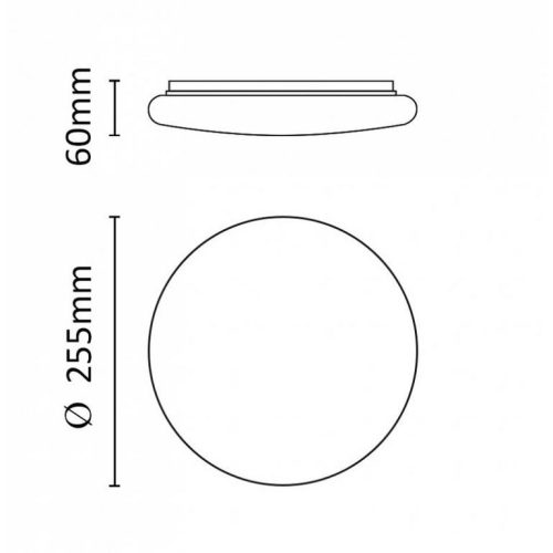 Asalite LED Mennyezeti Lámpa KATE 12W 4000K (1050 lumen) Kerek