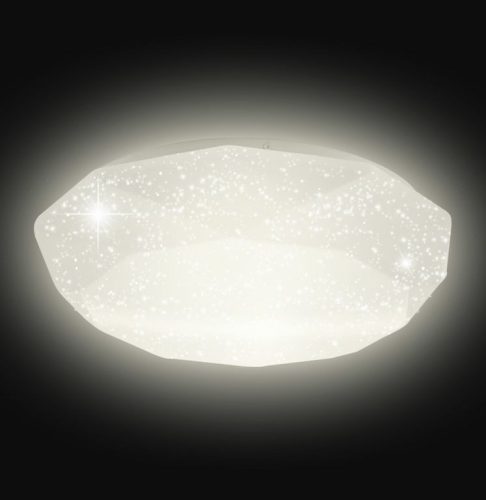 Asalite LED Mennyezeti Lámpa LIZA 48W 3000K/4000K/6500K (4080 lumen) Gyémánt/Csillagos+Távirányító CCT