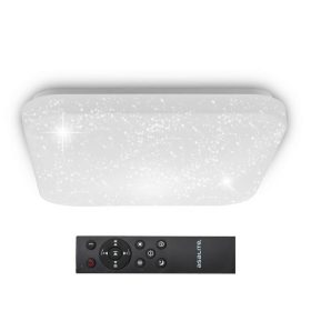   Asalite LED Mennyezeti Lámpa EMMA 72W 3000K/4000K/6500K (6120 lumen) Négyzet/Csillagos+Távirányító CCT