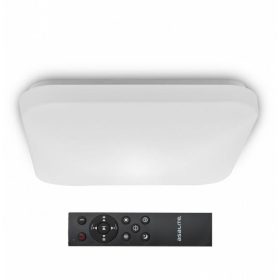   Asalite LED Mennyezeti Lámpa OLIVIA 48W 3000K/4000K/6500K (3400 lumen) Négyzet +Távirányító CCT