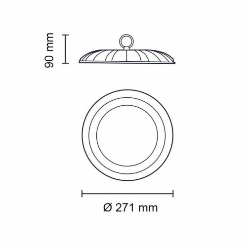 Asalite Prémium LED Csarnokvilágító 100W 4500K (10000 lumen)