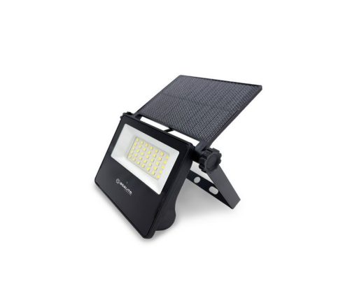 Asalite LED Napelemes Lámpa Slim 10W 4000K (1300 lumen)+Mozgásérzékelő Szenzor