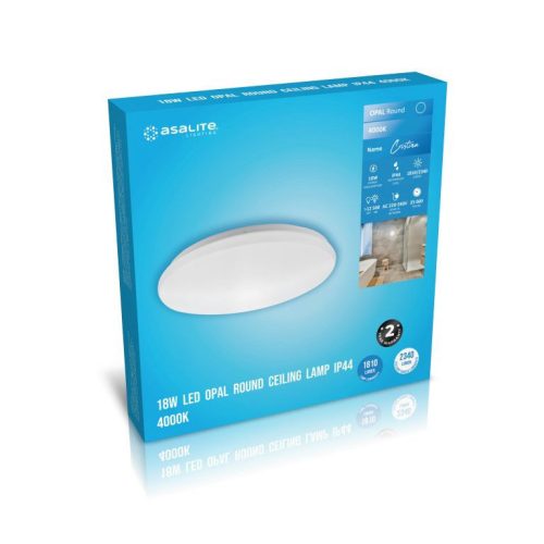 Asalite LED Mennyezeti Lámpa Cristina IP44 18W 4000K (1810 lumen) Kerek