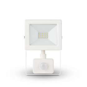   Asalite LED Fehér Reflektor Slim 10W 4500K (900 lumen) + Mozgásérzékelő Szenzor