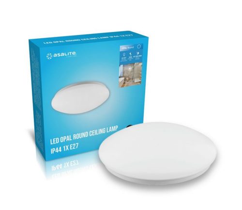 Asalite Mennyezeti Lámpa  IP44 1xE27 Foglalattal Kerek