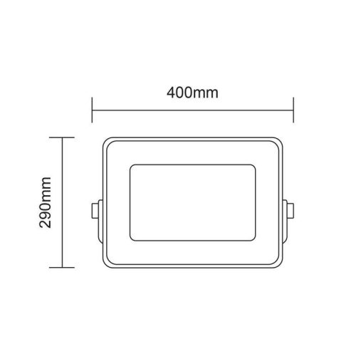 Asalite LED Reflektor Slim 200W 4500K (18000 lumen)