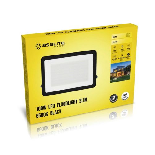 Asalite LED Reflektor Slim 100W 6500K (9000 lumen)