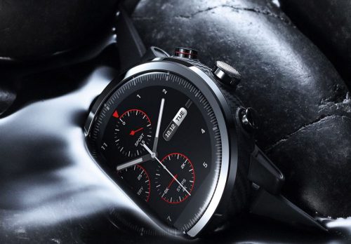 (Used) Xiaomi Amazfit Stratos Plus (A1619S) smartwatch, 22mm, black, (WITHOUT CHARGER)