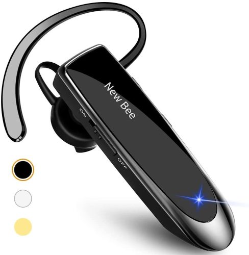 New Bee LC-B41 fekete bluetooth headset fülhallgató