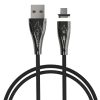 Blitzwolf BW-TC20 Micro USB mágneses adatkábel fekete 1m 3A