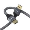 HDMI kábel, 8K / 48GBPS, kevlár borítás, 1.2M, szürke, Blitzwolf BW-HDC5