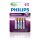 Philips Lítium Ultra Mikro Elem AAA (FR03LB4A/10) (1,5V) B4