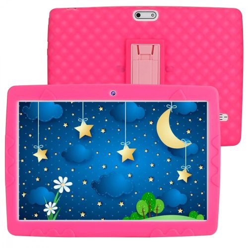 Sannuo Kids 10.1" WiFi tablet, 1GB / 16GB, rózsaszín, ajándék szilikon tokkal, K101