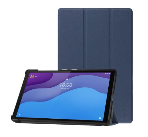 Realme Pad 10.4" tablet könyvtok, sötétkék, Vovipo Ultra slim