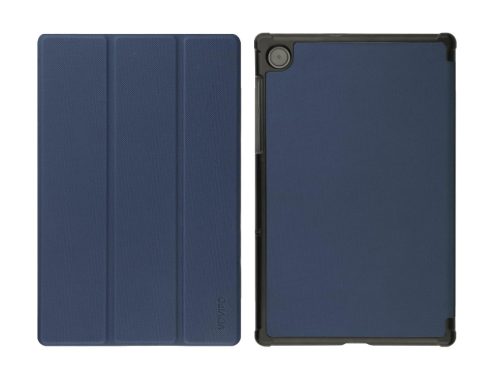 Realme Pad 10.4" tablet könyvtok, sötétkék, Vovipo Ultra slim