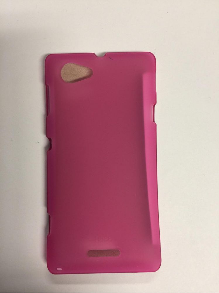 Sony Xperia L C2104 C2105 S36H pink rózsaszín Szilikon tok