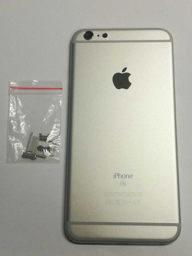 iPhone 6S Plus (5,5") fehér (silver) készülék hátlap/ház/keret