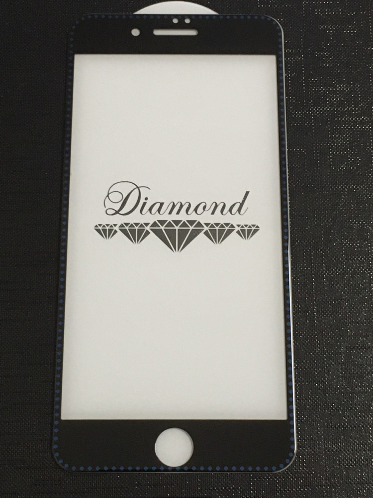 Diamond iPhone 7 Plus / 8 Plus (5,5") fekete-kék 3D előlapi üvegfólia