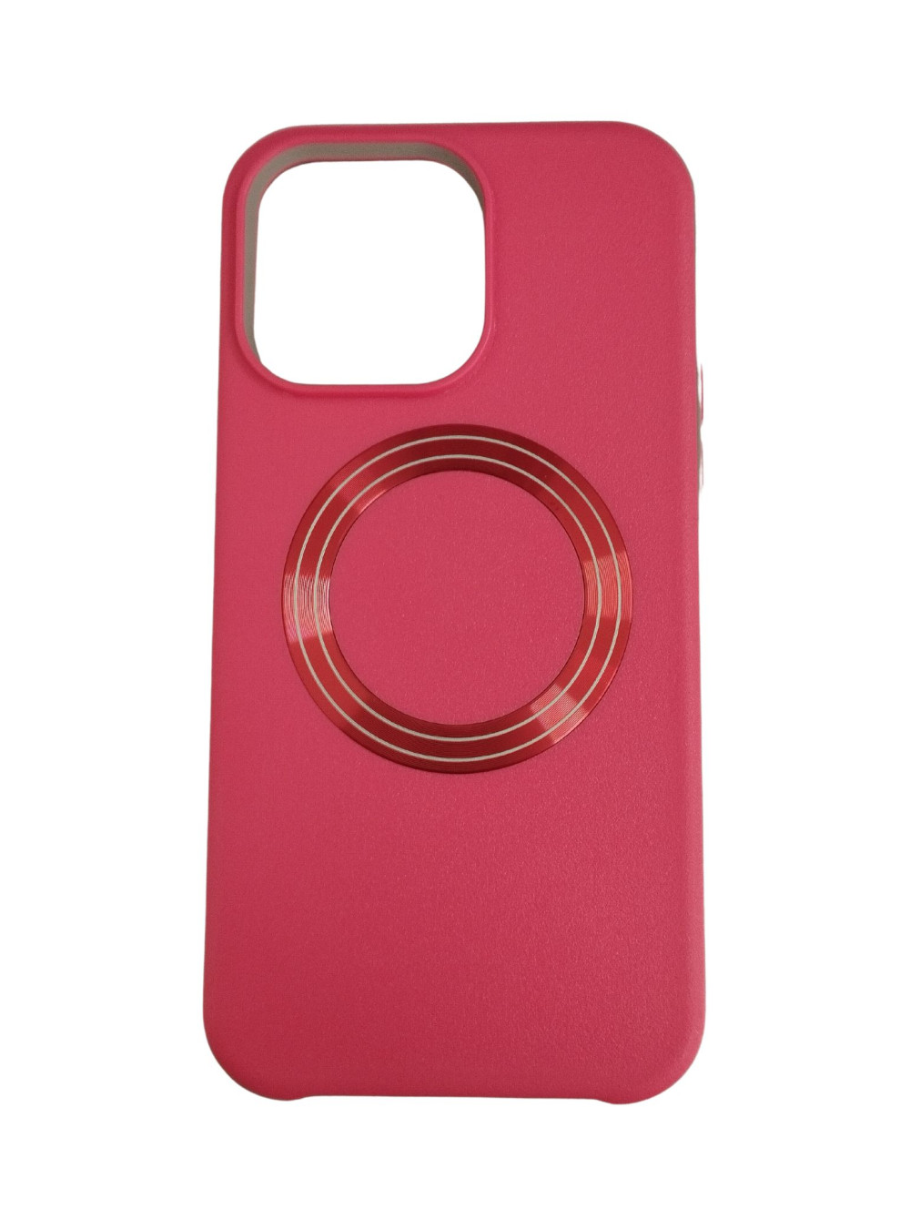 iPhone 14 Pro Max (6.7") hátlap tok, műanyag / TPU tok, rózsaszín-szürke, Magsafe