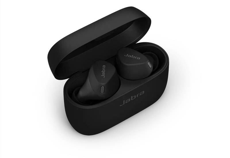 Stereo bluetooth headset vezeték nélküli töltőtokkal, TWS, szürke, Jabra Elite 3