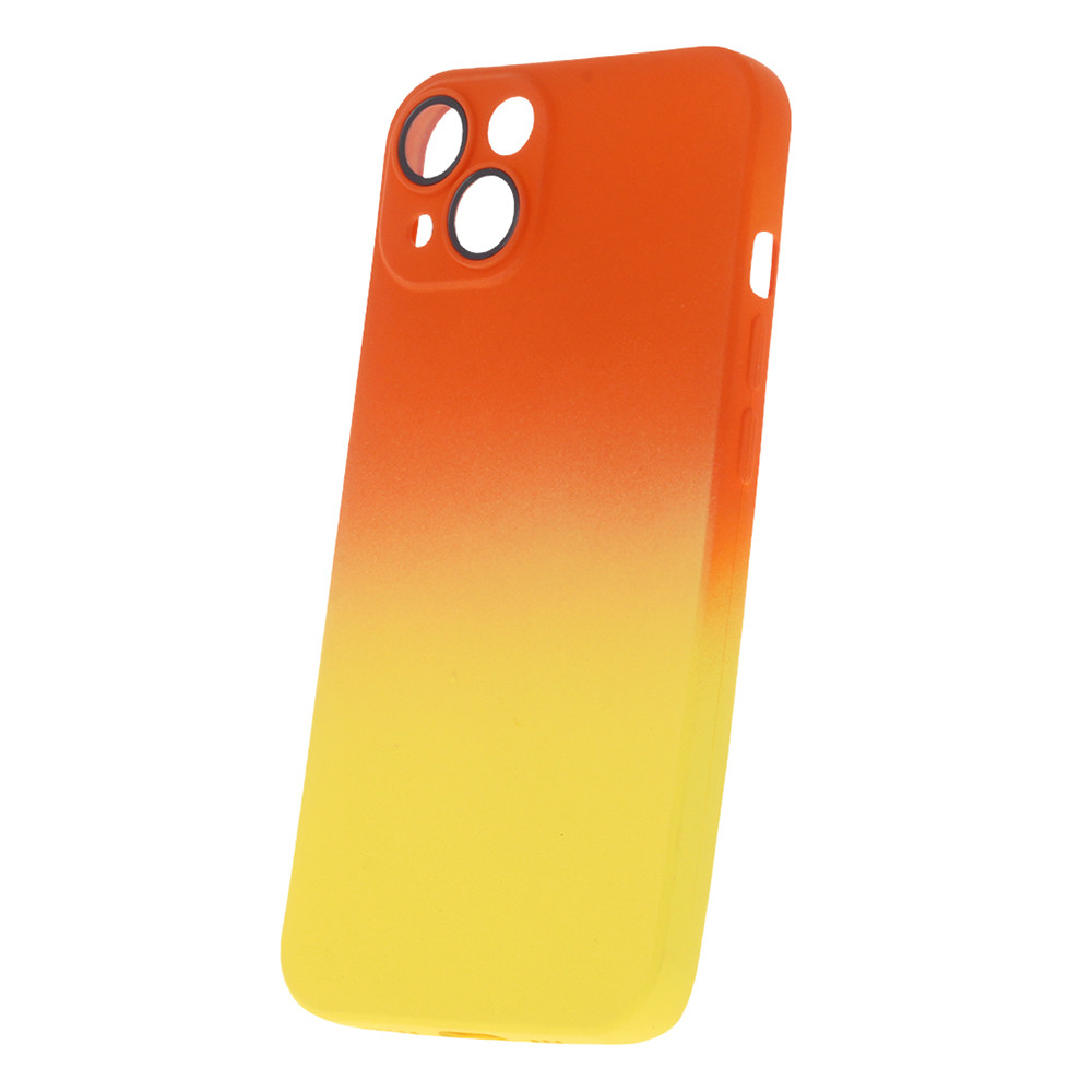 Samsung Galaxy A34 hátlap tok, TPU tok, narancssárga-sárga, színátmenetes, SM-A346, Ultra Trendy Neogradient 3