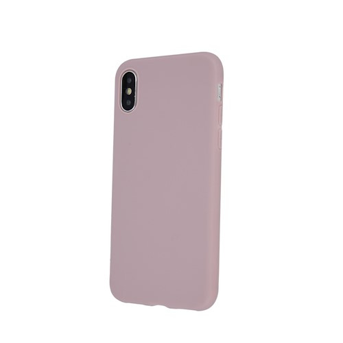 iPhone 13 (6,1") szilikon tok, hátlap tok, púder rózsaszín, matt
