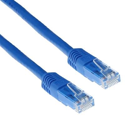 Hálózati kábel RJ45 csatlakozókkal, kék, 5M, 8P8C