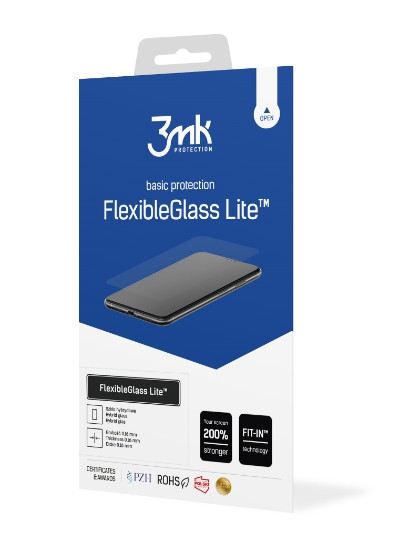 iPhone 13 Pro Max / 14 Plus (6,7") fólia, hybrid glass, 0,16mm vékony, FlexibleGlass Lite, 3MK