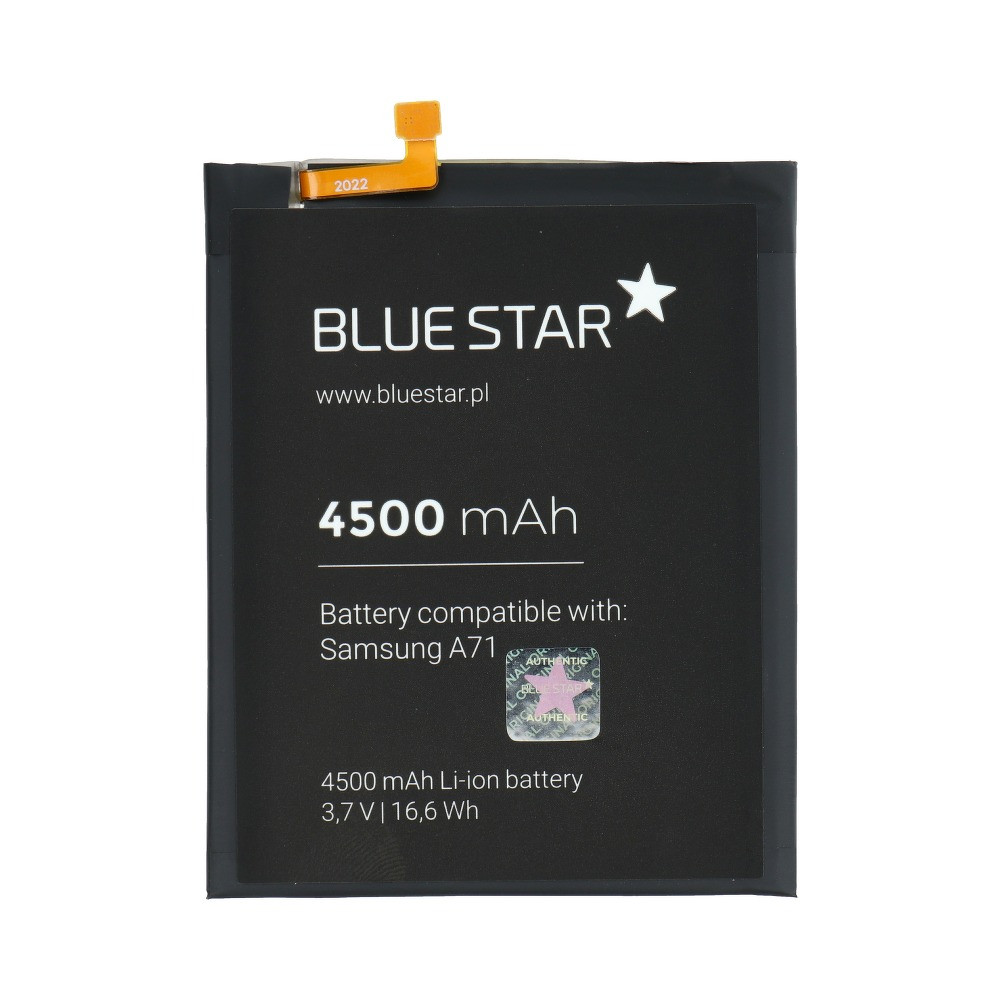 BlueStar Samsung A715 Galaxy A71 EB-BA715ABY utángyártott akkumulátor 4500mAh