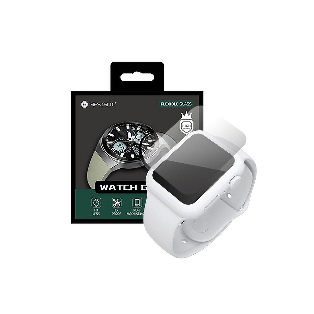 Apple Watch 6, 40mm flexibilis hibrid üvegfólia, Bestsuit