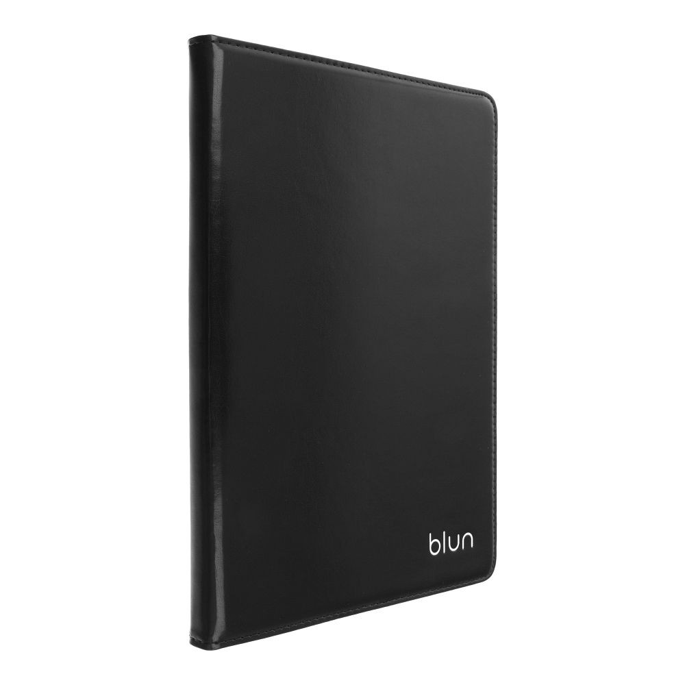 Univerzális 12.4" tablet könyvtok, ECO bőr borítás / mikroszálas belső, fekete, Blun