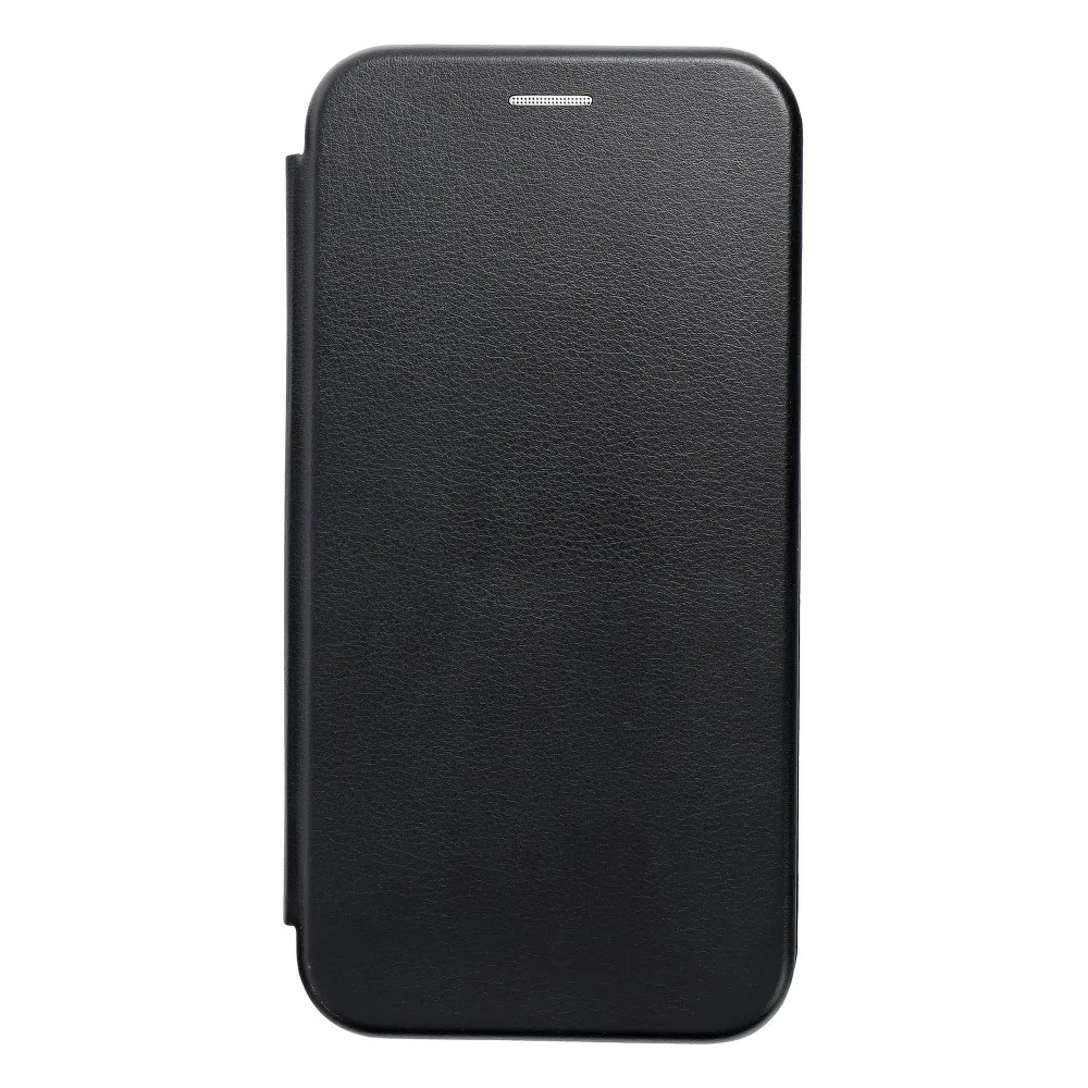 Xiaomi Redmi Note 12 5G / Poco X5 telefontok, könyvtok, mágneszáras, flip tok, szilikon keretes, fekete, Forcell Elegance