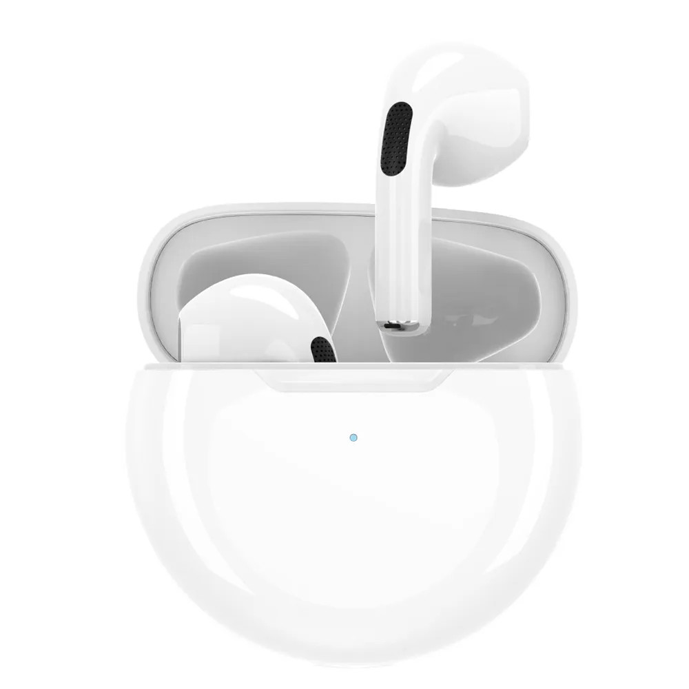 Stereo bluetooth headset vezeték nélküli töltőtokkal, TWS, fehér, Pavareal H08